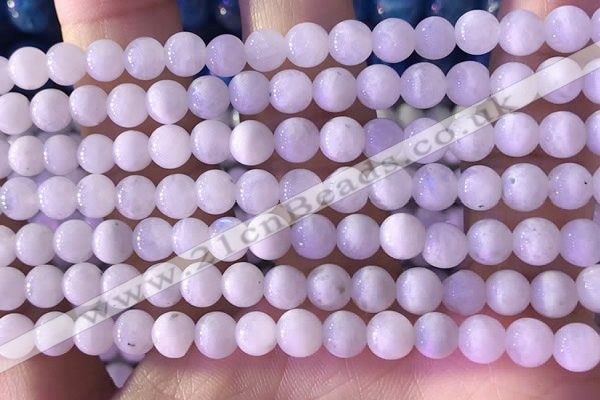 CMS1915 15.5 inches 6mm round white moonstone beads wholesale