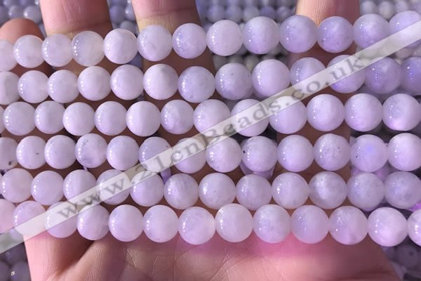 CMS1916 15.5 inches 8mm round white moonstone beads wholesale