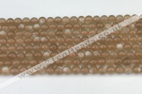 CMS1956 15.5 inches 5mm round natural moonstone gemstone beads