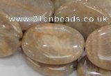 CMS20 15.5 inches 22*30mm oval moonstone gemstone beads wholesale