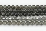 CMS2022 15.5 inches 10mm round black moonstone beads wholesale