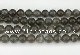 CMS2023 15.5 inches 12mm round black moonstone beads wholesale