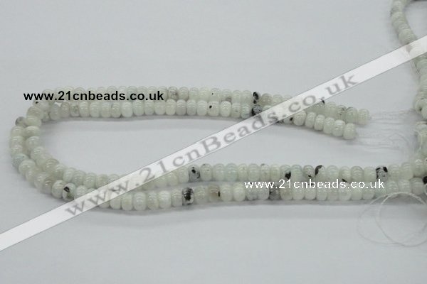 CMS208 15.5 inches 5*8mm rondelle moonstone gemstone beads wholesale