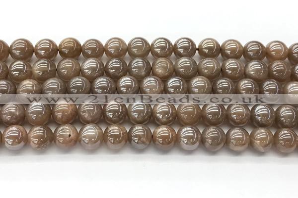 CMS2082 15 inches 10mm round AB-color moonstone beads