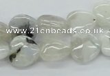 CMS213 15.5 inches 14*14mm heart moonstone gemstone beads wholesale