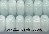 CMS2138 15 inches 6*10mm rondelle blue moonstone beads