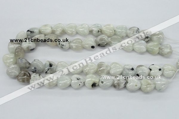 CMS214 15.5 inches 16*16mm heart moonstone gemstone beads wholesale