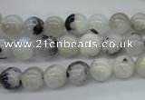 CMS216 15.5 inches 8mm round white moonstone gemstone beads