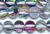 CMS2207 15 inches 6mm, 8mm, 10mm & 12mm round synthetic moonstone beads