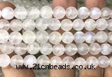 CMS2312 15 inches 8mm round white moonstone gemstone beads