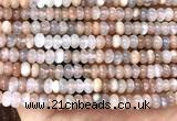 CMS2341 15 inches 3*5mm rondelle rainbow moonstone beads wholesale