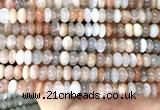 CMS2342 15 inches 4*6mm rondelle rainbow moonstone beads wholesale