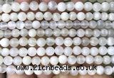 CMS2350 15 inches 6mm round white moonstone beads wholesale