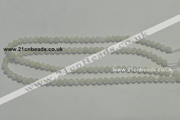 CMS250 15.5 inches 6mm round natural moonstone gemstone beads