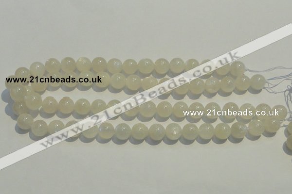 CMS253 15.5 inches 12mm round natural moonstone gemstone beads