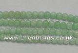 CMS401 15.5 inches 4mm round green moonstone beads wholesale