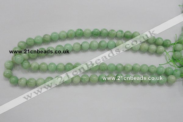 CMS404 15.5 inches 10mm round green moonstone beads wholesale