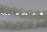 CMS452 15.5 inches 6mm faceted round white moonstone gemstone beads