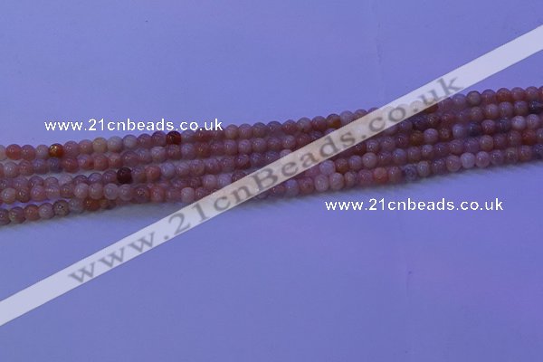 CMS501 15.5 inches 4mm round moonstone beads wholesale