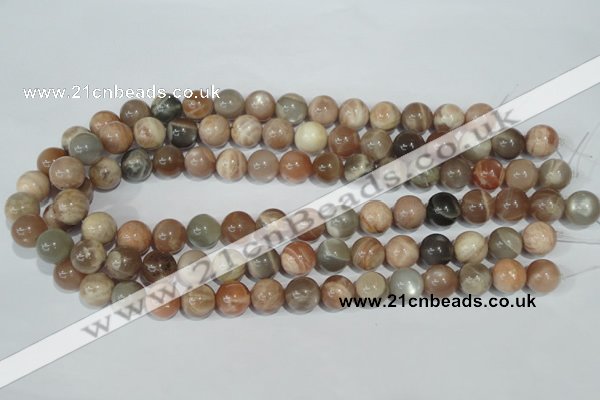 CMS505 15.5 inches 12mm round moonstone beads wholesale