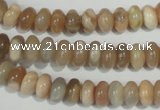 CMS518 15.5 inches 4*8mm rondelle moonstone beads wholesale