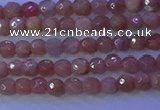 CMS569 15.5 inches 4mm faceted round moonstone gemstone beads