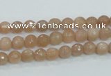 CMS58 15.5 inches 6mm faceted round moonstone gemstone beads