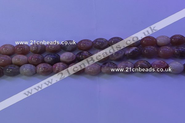 CMS581 15.5 inches 10*14mm rice moonstone gemstone beads