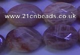 CMS586 15.5 inches 13*18mm faceted oval moonstone gemstone beads