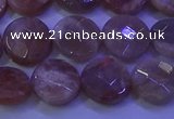 CMS589 15.5 inches 10mm faceted coin moonstone gemstone beads