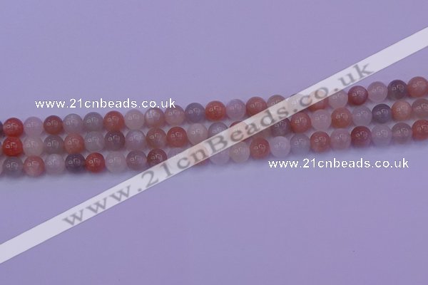 CMS621 15.5 inches 6mm round rainbow moonstone beads wholesale