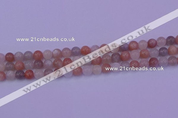 CMS622 15.5 inches 8mm round rainbow moonstone beads wholesale