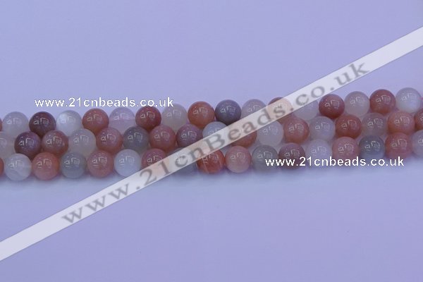 CMS623 15.5 inches 10mm round rainbow moonstone beads wholesale