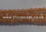 CMS731 15.5 inches 6mm round A grade natural peach moonstone beads