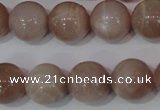 CMS757 15.5 inches 15mm round natural moonstone beads wholesale