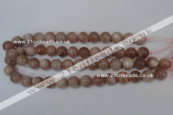 CMS757 15.5 inches 15mm round natural moonstone beads wholesale