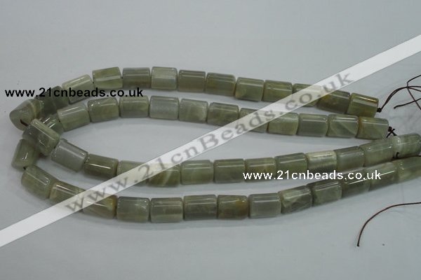 CMS78 15.5 inches faceted column 10*14mm moonstone gemstone beads