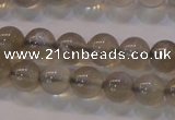 CMS851 15.5 inches 6mm round natural black moonstone beads