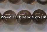 CMS854 15.5 inches 12mm round natural black moonstone beads