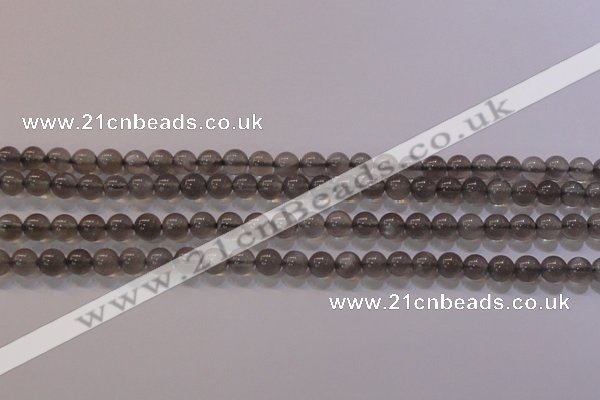 CMS858 15.5 inches 6mm round A grade natural black moonstone beads