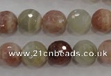 CMS872 15.5 inches 10mm faceted round moonstone gemstone beads