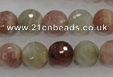 CMS873 15.5 inches 12mm faceted round moonstone gemstone beads