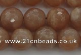 CMS943 15.5 inches 10mm faceted round A grade moonstone gemstone beads