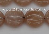 CMS959 15.5 inches 14mm flat round A grade moonstone beads