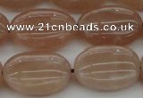 CMS963 15.5 inches 12*16mm oval A grade moonstone beads