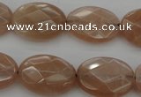 CMS967 15.5 inches 12*16mm faceted oval A grade moonstone beads