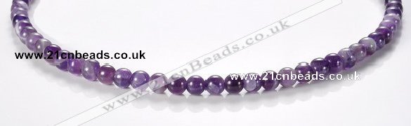 CNA01 6mm round AB grade natural amethyst quartz beads Wholesale