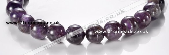 CNA07 AB grade natural amethyst 18mm round quartz bead Wholesale