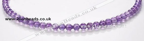 CNA10 6mm round A+ grade natural amethyst quartz beads Wholesale