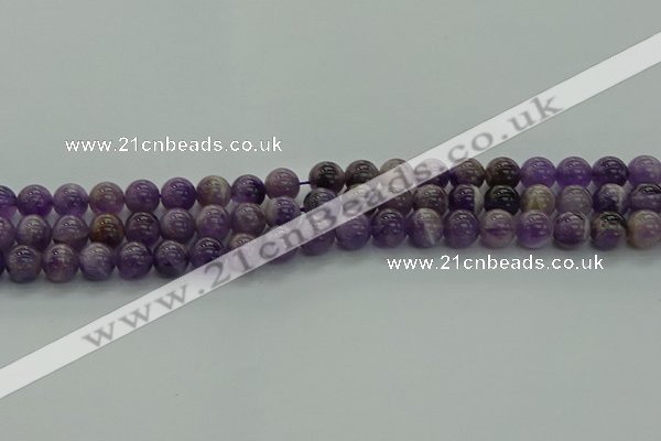 CNA1002 15.5 inches 8mm round dogtooth amethyst beads wholesale